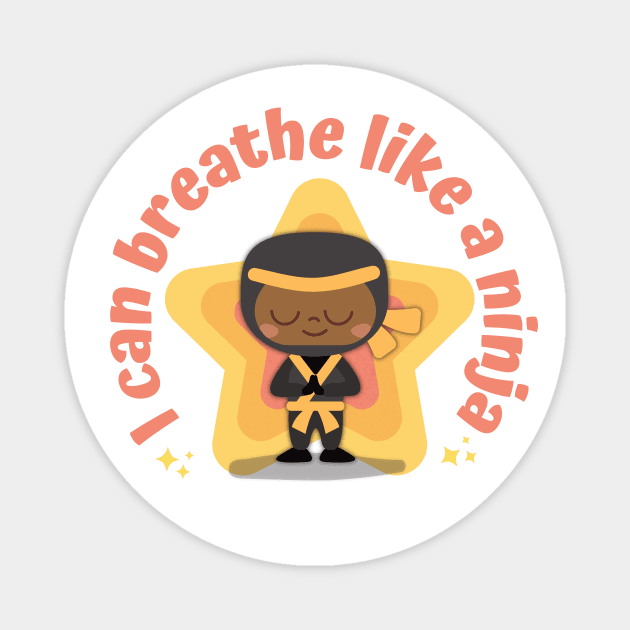 Breathe Like A Ninja Magnet by Language Ninjas